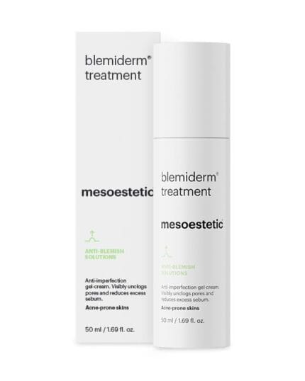 blemiderm® treatment ANTI-BLEMISH SOLUTIONS Nachtcreme in Gelform für fettige Haut mit Unreinheiten und Akne. Befreit die Poren und reduziert überschüssigen Talg. 50 ml