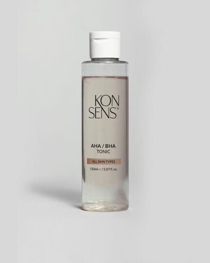 KONSENS AHA + BHA Tonic – Exfolierendes Gesichtswasser für porentiefe Reinigung und Hautbildverfeinerung.