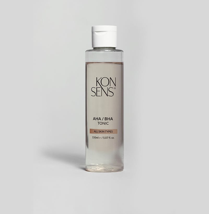 aha-bha-tonic-2 KONSENS AHA + BHA Tonic – Exfolierendes Gesichtswasser für porentiefe Reinigung und Hautbildverfeinerung.