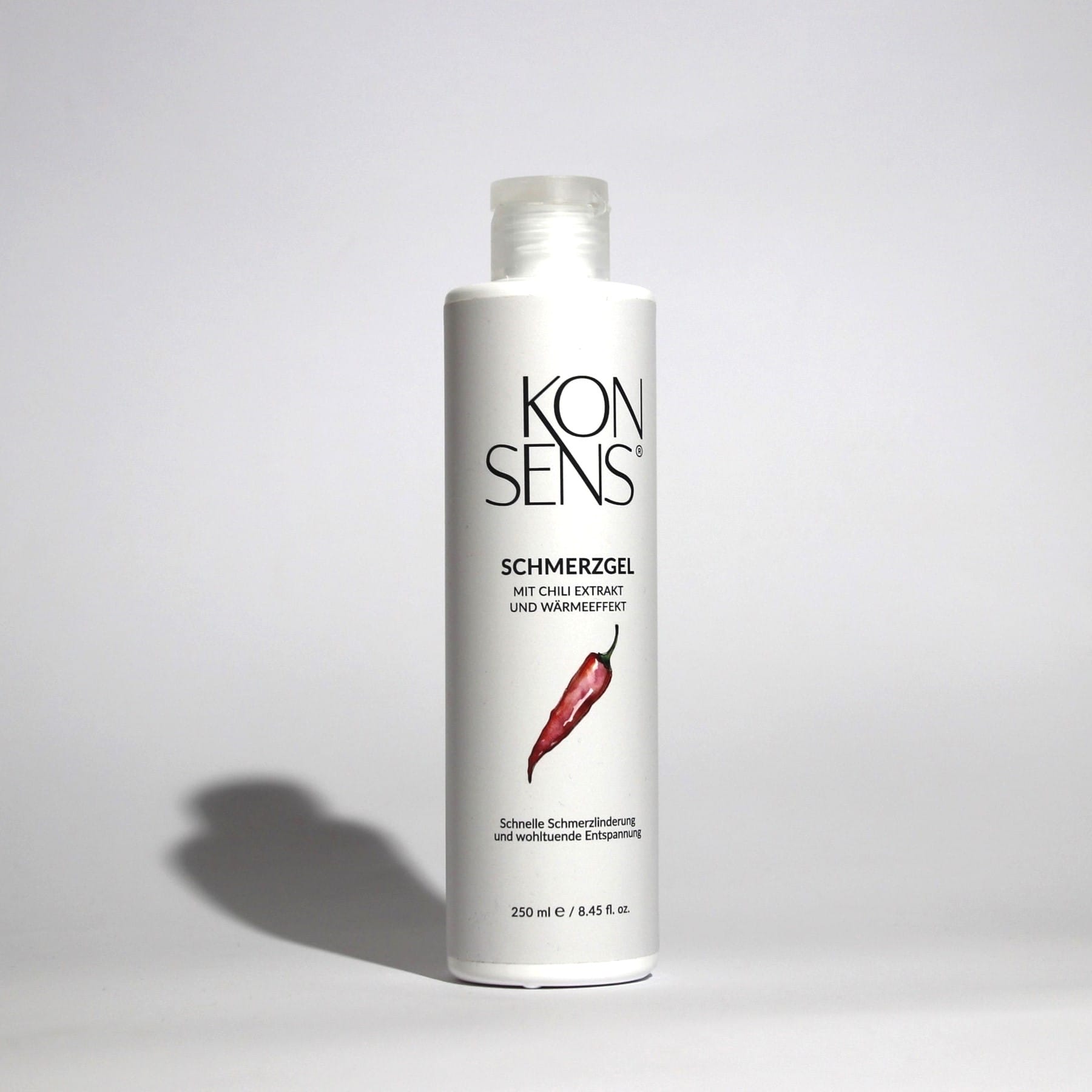 schmerzgel_konsens KONSENS Chili Schmerzgel – Natürliches Schmerzgel mit Wärmeeffekt zur Linderung von Muskel- und Gelenkschmerzen.