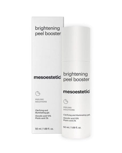 brightening peel booster 50 ml – clarifying and illuminating gel mit glycolic acid und phytic acid.