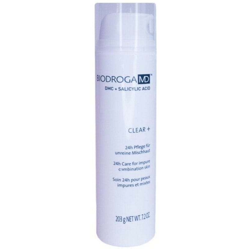 BIODROGA DMC + SALICYLIC ACID CLEAR + 24h Pflege für unreine Mischhaut – 200 ml Salongrösse bei Mel’s Beauty & Academy.