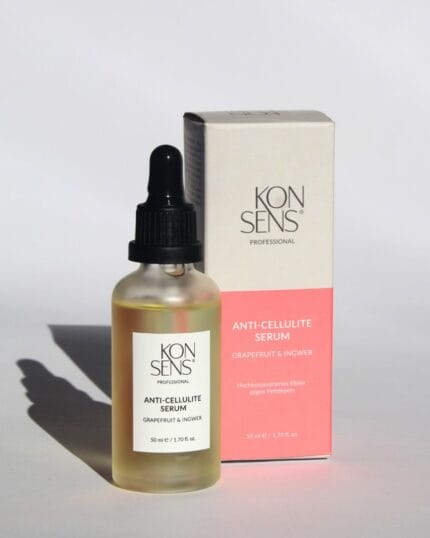KONSENS Anti-Cellulite Serum 50 ml mit Verpackung – Hautstraffendes Körperserum