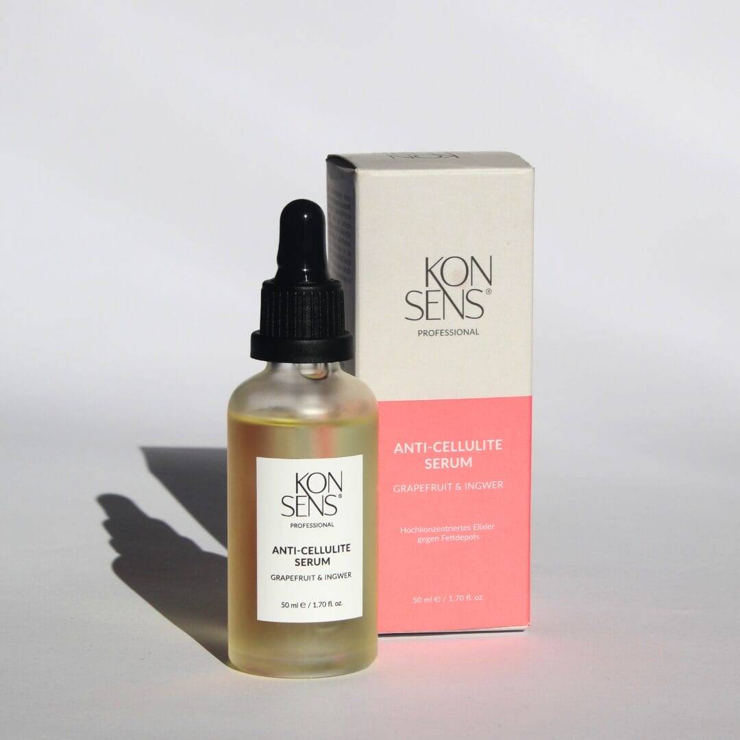 konsens-anti-cellulite-serum-50ml KONSENS Anti-Cellulite Serum 50 ml mit Verpackung – Hautstraffendes Körperserum